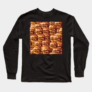 hamboiga woild hamburger world Long Sleeve T-Shirt